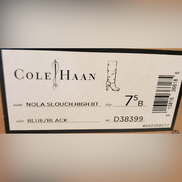 Cole Haan Nola slouch high heel boots - Picture 2 of 2